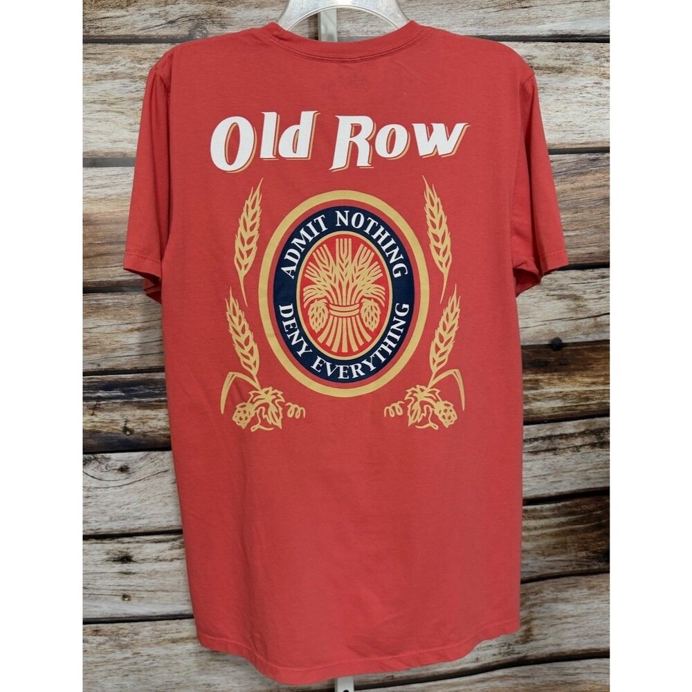 Old Row Men’s Short Sleeve T Shirt Red Size Small NWOT